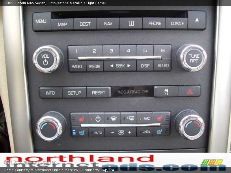 Smokestone Metallic / Light Camel 2009 Lincoln MKS Sedan