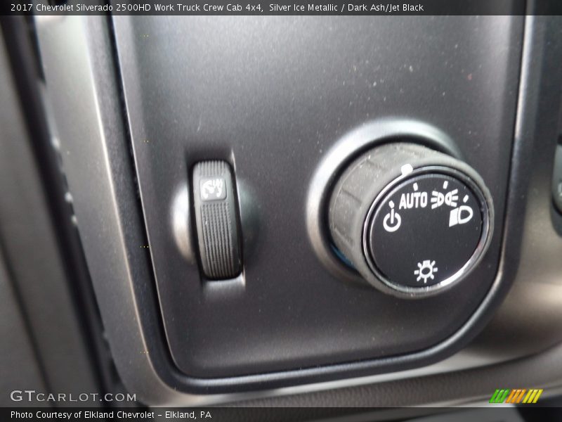 Silver Ice Metallic / Dark Ash/Jet Black 2017 Chevrolet Silverado 2500HD Work Truck Crew Cab 4x4