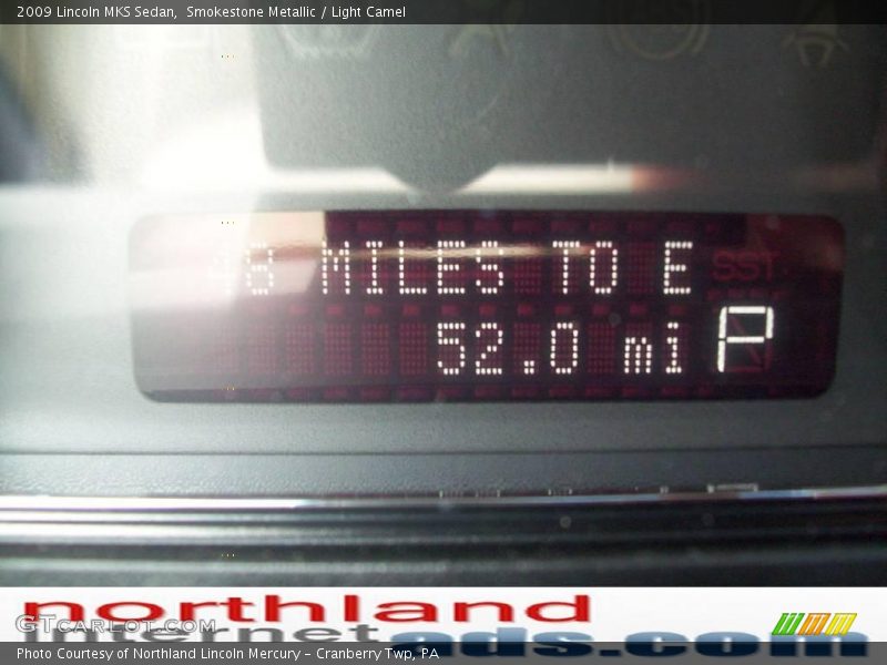 Smokestone Metallic / Light Camel 2009 Lincoln MKS Sedan