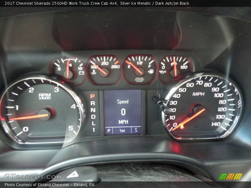  2017 Silverado 2500HD Work Truck Crew Cab 4x4 Work Truck Crew Cab 4x4 Gauges