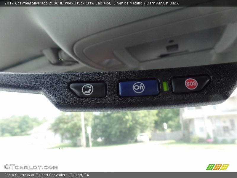 Silver Ice Metallic / Dark Ash/Jet Black 2017 Chevrolet Silverado 2500HD Work Truck Crew Cab 4x4