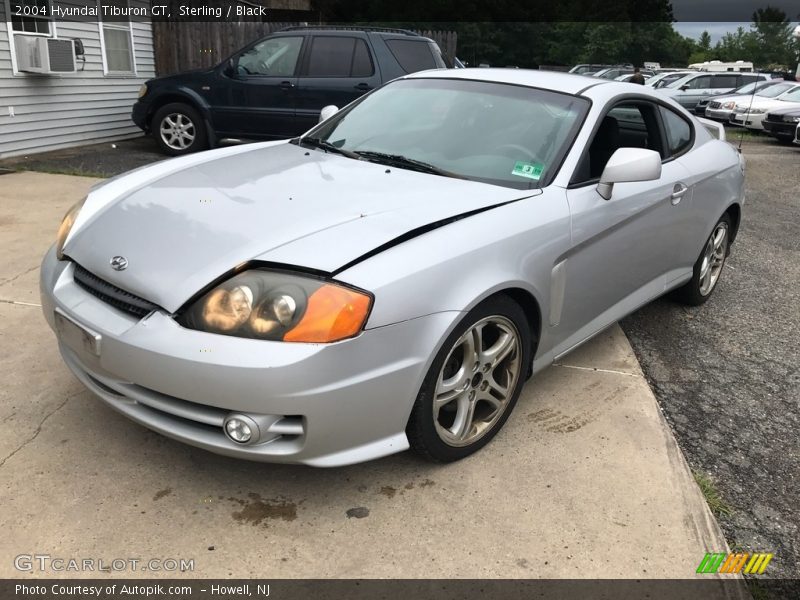 Sterling / Black 2004 Hyundai Tiburon GT