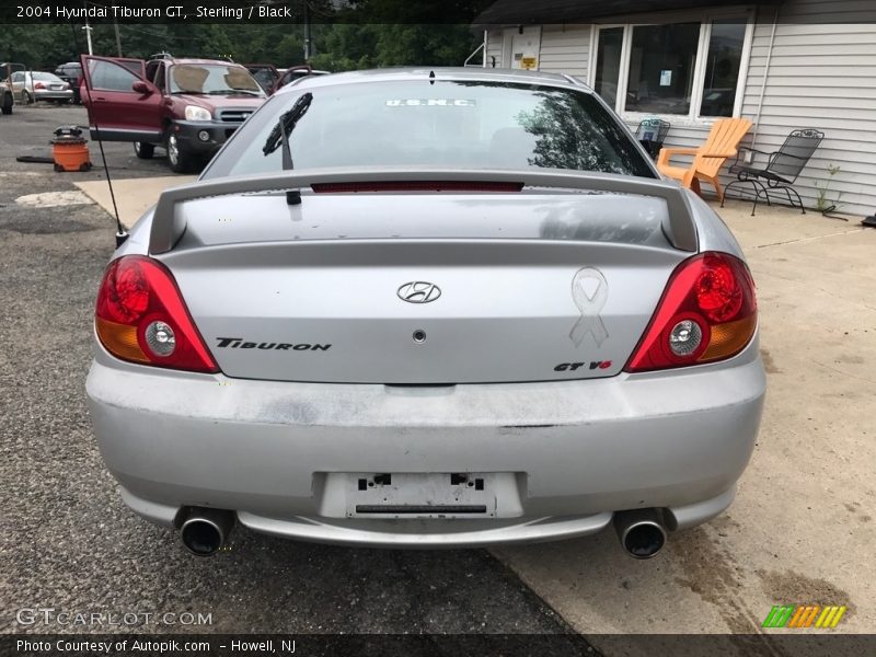 Sterling / Black 2004 Hyundai Tiburon GT