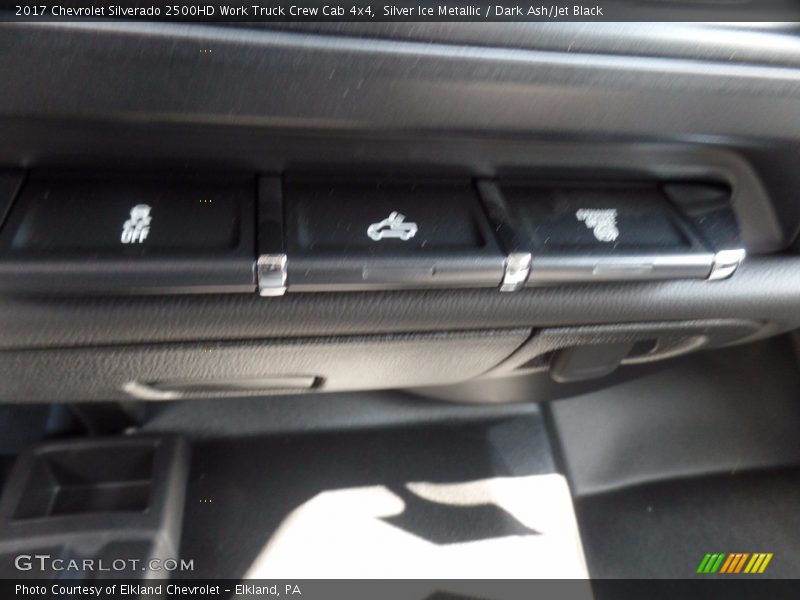 Silver Ice Metallic / Dark Ash/Jet Black 2017 Chevrolet Silverado 2500HD Work Truck Crew Cab 4x4