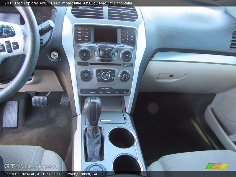 Deep Impact Blue Metallic / Medium Light Stone 2013 Ford Explorer 4WD