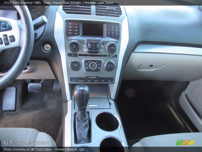 Deep Impact Blue Metallic / Medium Light Stone 2013 Ford Explorer 4WD