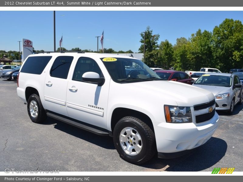 Summit White / Light Cashmere/Dark Cashmere 2012 Chevrolet Suburban LT 4x4