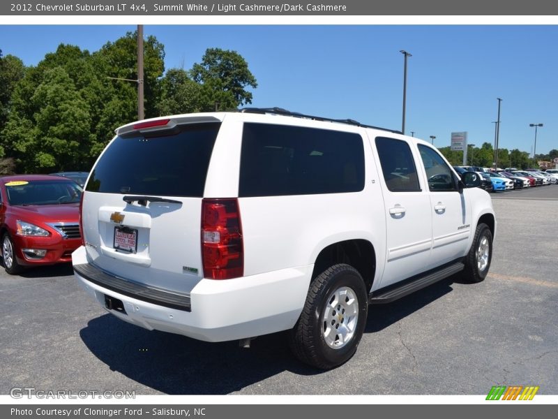 Summit White / Light Cashmere/Dark Cashmere 2012 Chevrolet Suburban LT 4x4