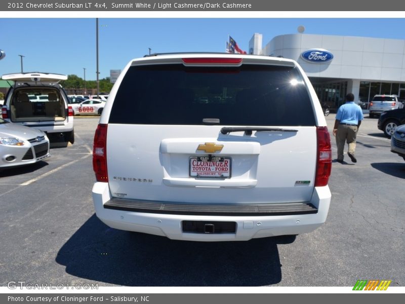 Summit White / Light Cashmere/Dark Cashmere 2012 Chevrolet Suburban LT 4x4