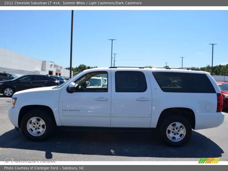 Summit White / Light Cashmere/Dark Cashmere 2012 Chevrolet Suburban LT 4x4