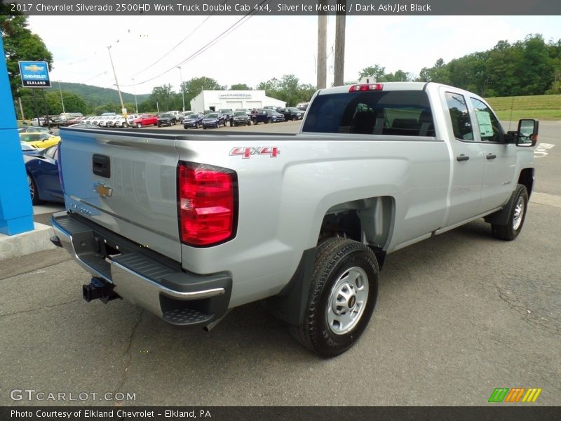 Silver Ice Metallic / Dark Ash/Jet Black 2017 Chevrolet Silverado 2500HD Work Truck Double Cab 4x4
