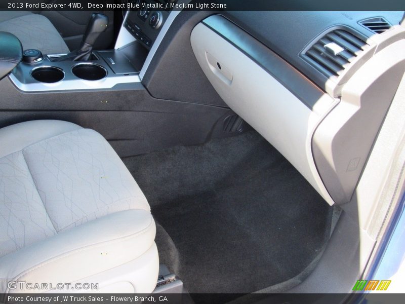 Deep Impact Blue Metallic / Medium Light Stone 2013 Ford Explorer 4WD