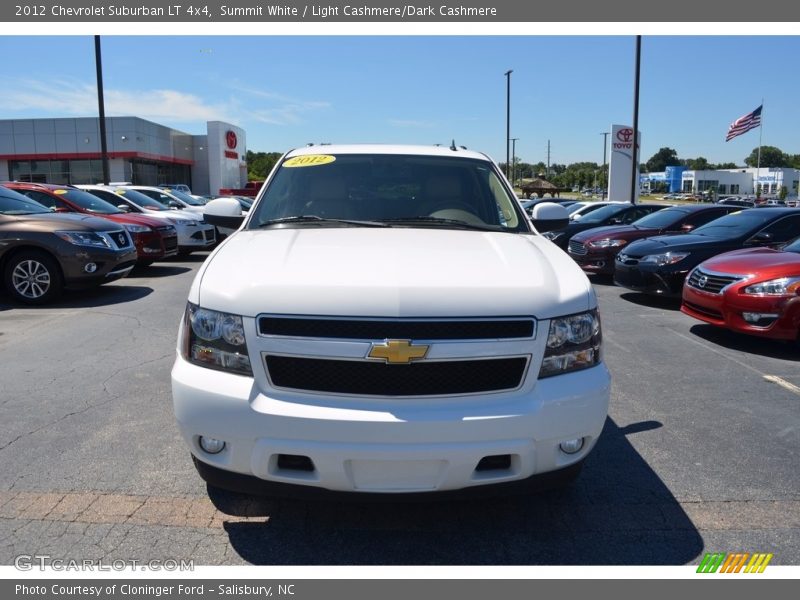 Summit White / Light Cashmere/Dark Cashmere 2012 Chevrolet Suburban LT 4x4