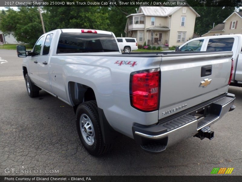 Silver Ice Metallic / Dark Ash/Jet Black 2017 Chevrolet Silverado 2500HD Work Truck Double Cab 4x4