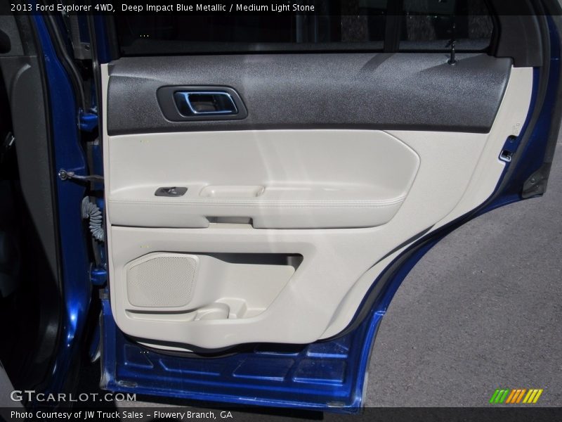 Deep Impact Blue Metallic / Medium Light Stone 2013 Ford Explorer 4WD