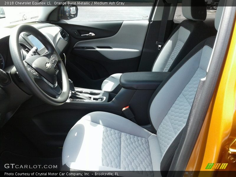 Orange Burst Metallic / Medium Ash Gray 2018 Chevrolet Equinox LS