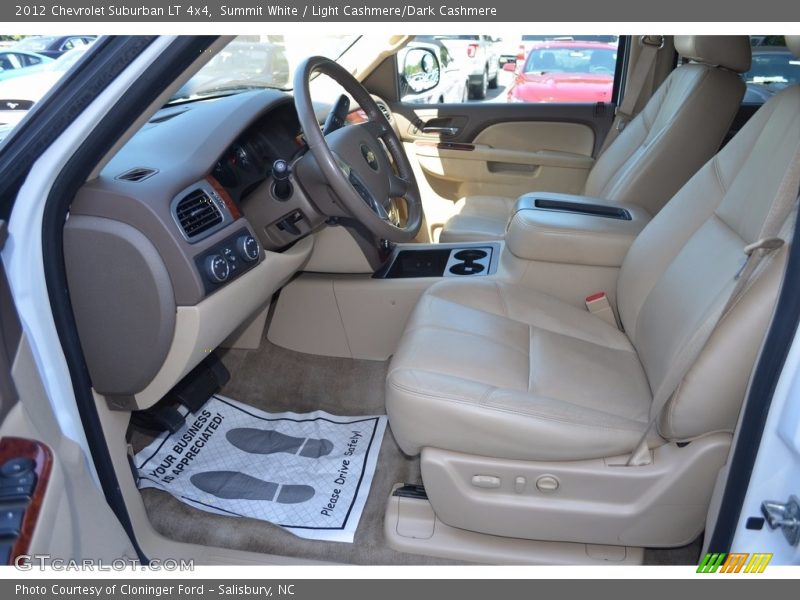 Summit White / Light Cashmere/Dark Cashmere 2012 Chevrolet Suburban LT 4x4