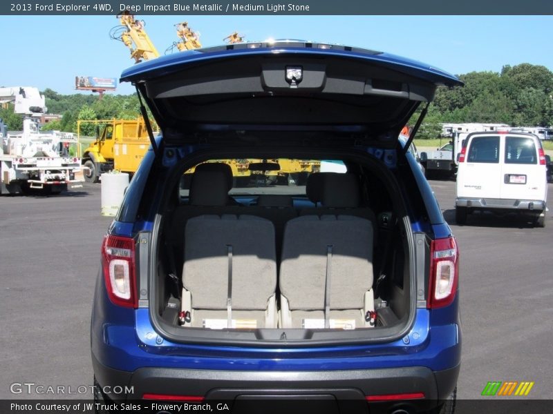 Deep Impact Blue Metallic / Medium Light Stone 2013 Ford Explorer 4WD
