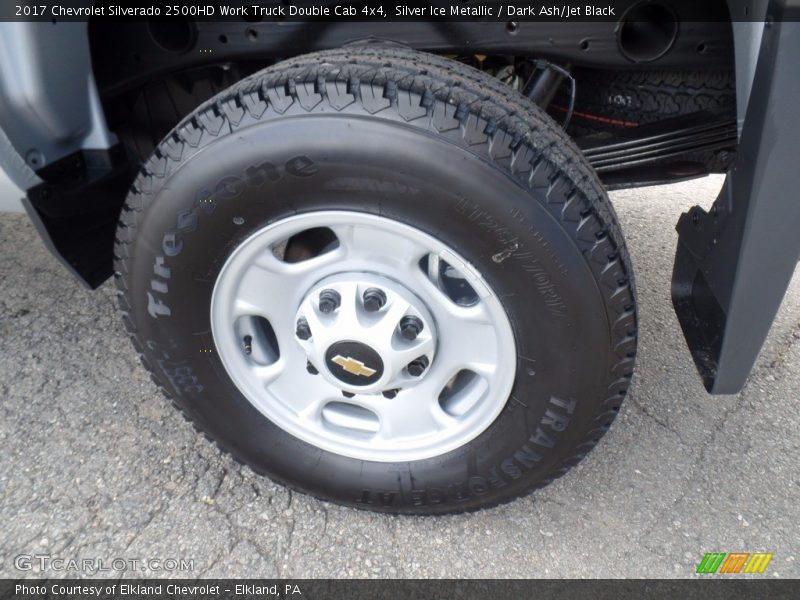 Silver Ice Metallic / Dark Ash/Jet Black 2017 Chevrolet Silverado 2500HD Work Truck Double Cab 4x4