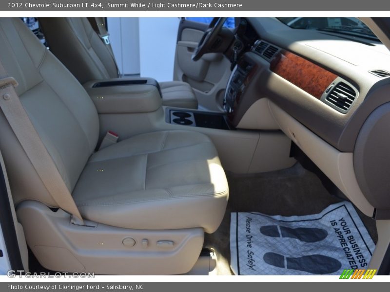 Summit White / Light Cashmere/Dark Cashmere 2012 Chevrolet Suburban LT 4x4