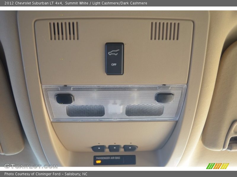 Summit White / Light Cashmere/Dark Cashmere 2012 Chevrolet Suburban LT 4x4