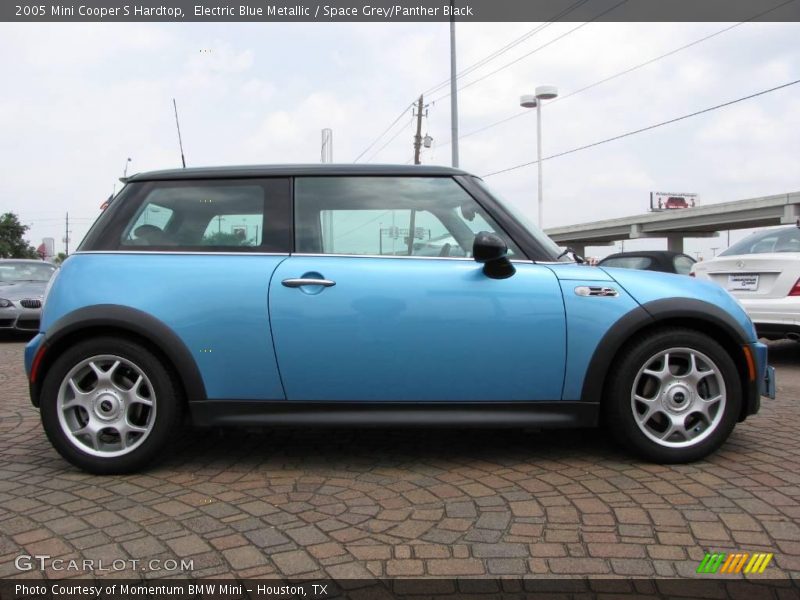 Electric Blue Metallic / Space Grey/Panther Black 2005 Mini Cooper S Hardtop