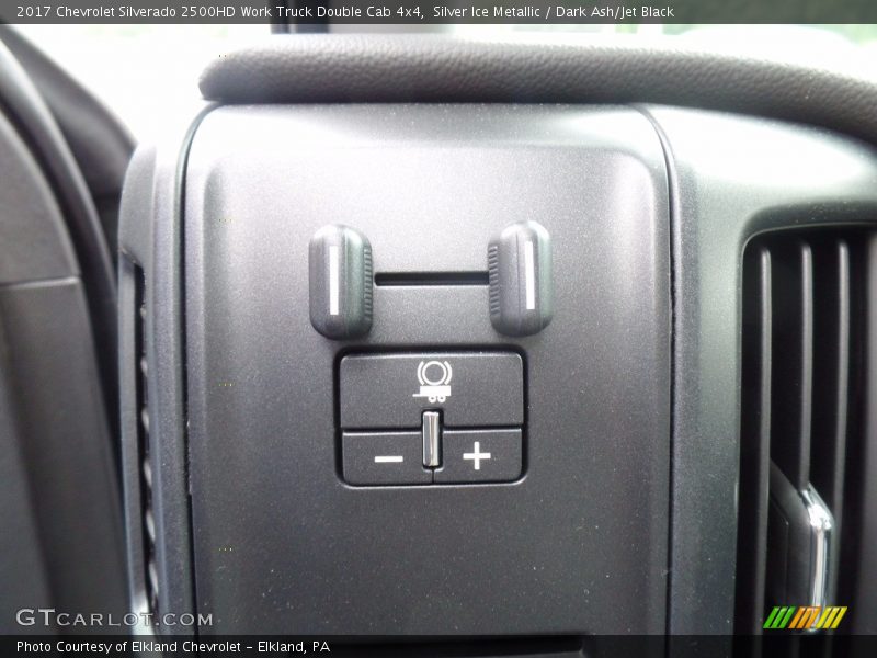 Silver Ice Metallic / Dark Ash/Jet Black 2017 Chevrolet Silverado 2500HD Work Truck Double Cab 4x4
