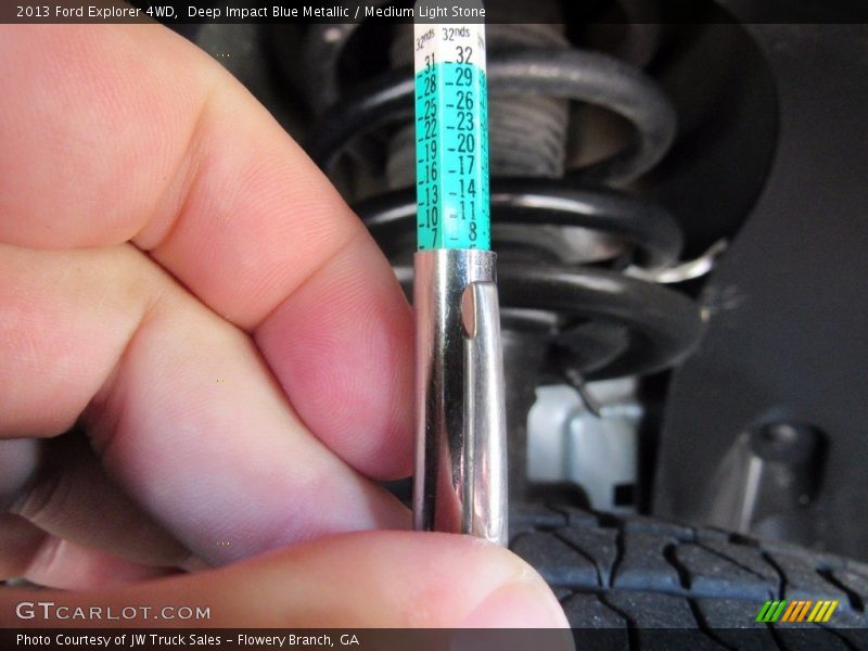 Deep Impact Blue Metallic / Medium Light Stone 2013 Ford Explorer 4WD