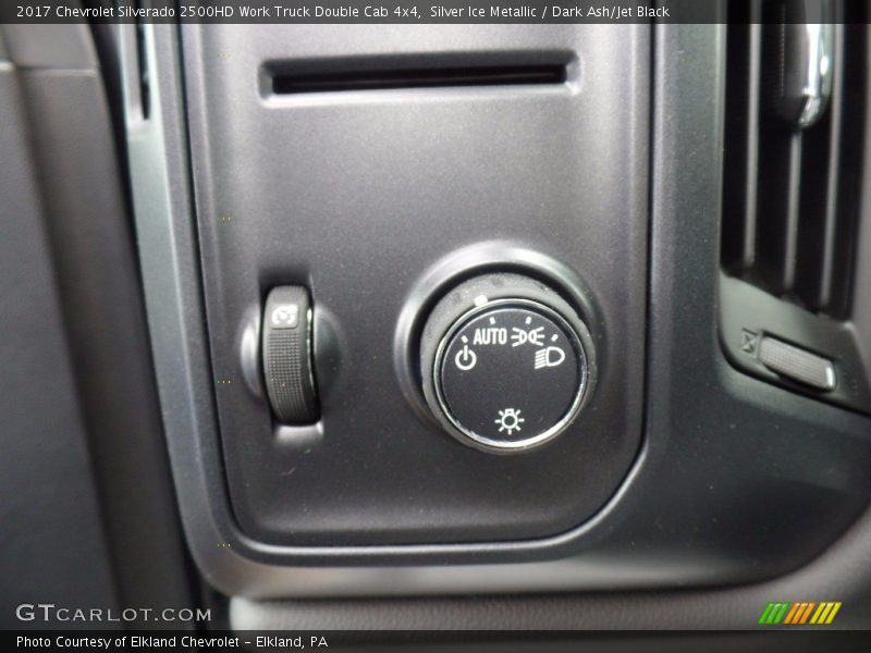 Silver Ice Metallic / Dark Ash/Jet Black 2017 Chevrolet Silverado 2500HD Work Truck Double Cab 4x4