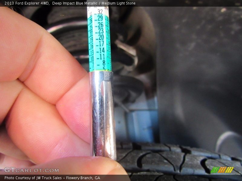Deep Impact Blue Metallic / Medium Light Stone 2013 Ford Explorer 4WD