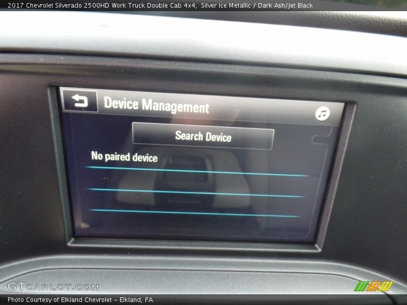 Silver Ice Metallic / Dark Ash/Jet Black 2017 Chevrolet Silverado 2500HD Work Truck Double Cab 4x4
