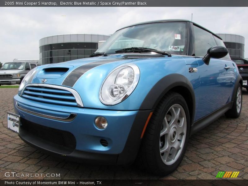 Electric Blue Metallic / Space Grey/Panther Black 2005 Mini Cooper S Hardtop