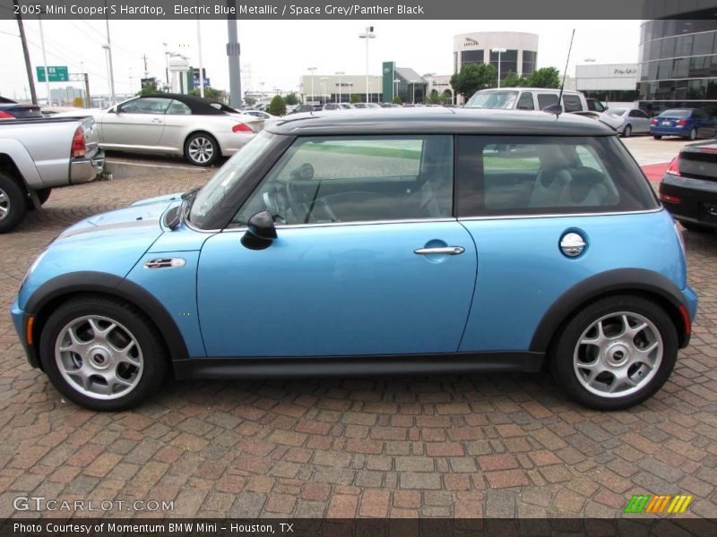 Electric Blue Metallic / Space Grey/Panther Black 2005 Mini Cooper S Hardtop