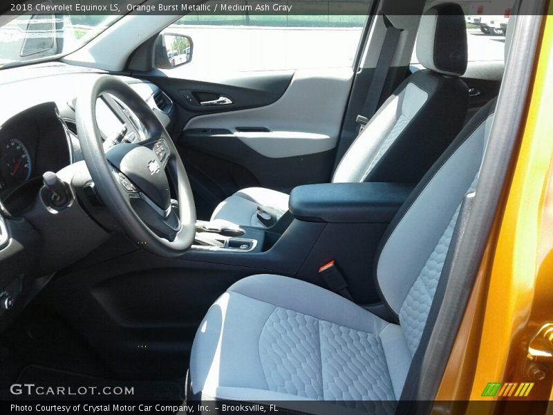 Orange Burst Metallic / Medium Ash Gray 2018 Chevrolet Equinox LS
