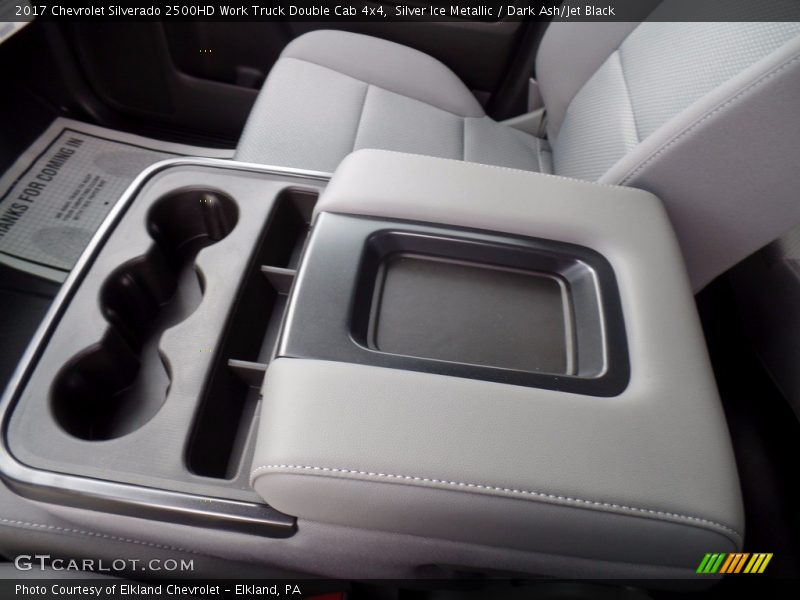 Silver Ice Metallic / Dark Ash/Jet Black 2017 Chevrolet Silverado 2500HD Work Truck Double Cab 4x4