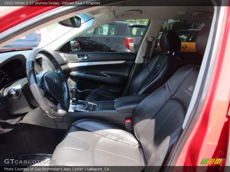 Vibrant Red / Graphite 2013 Infiniti G 37 Journey Sedan