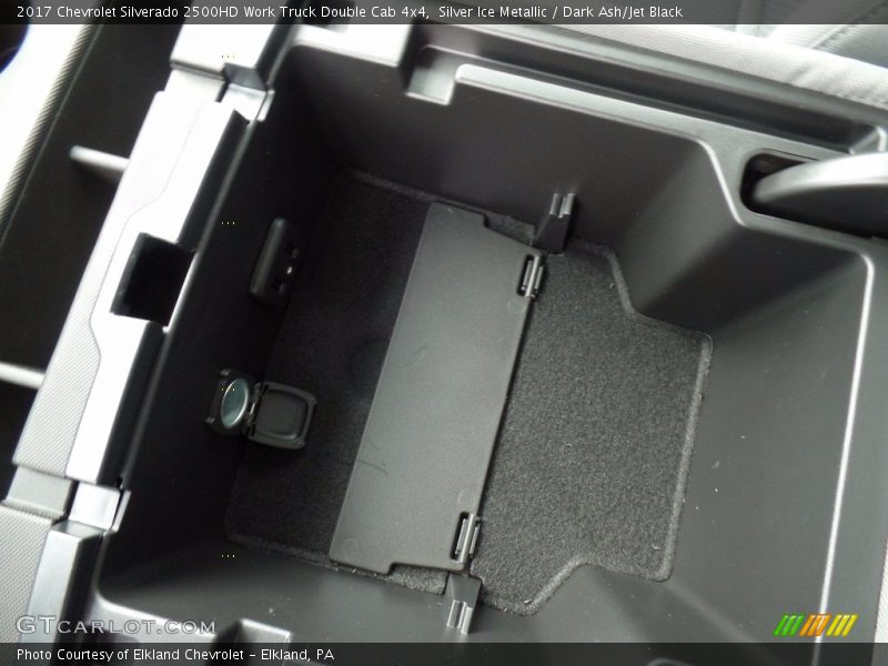 Silver Ice Metallic / Dark Ash/Jet Black 2017 Chevrolet Silverado 2500HD Work Truck Double Cab 4x4