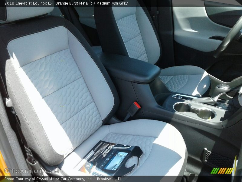 Orange Burst Metallic / Medium Ash Gray 2018 Chevrolet Equinox LS