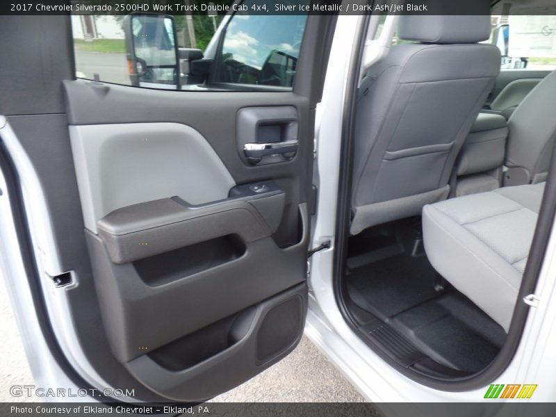 Silver Ice Metallic / Dark Ash/Jet Black 2017 Chevrolet Silverado 2500HD Work Truck Double Cab 4x4