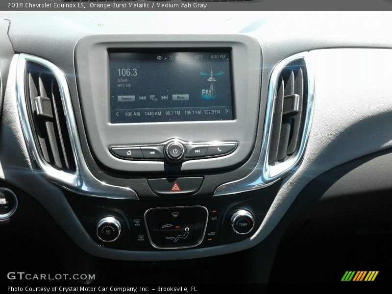 Orange Burst Metallic / Medium Ash Gray 2018 Chevrolet Equinox LS