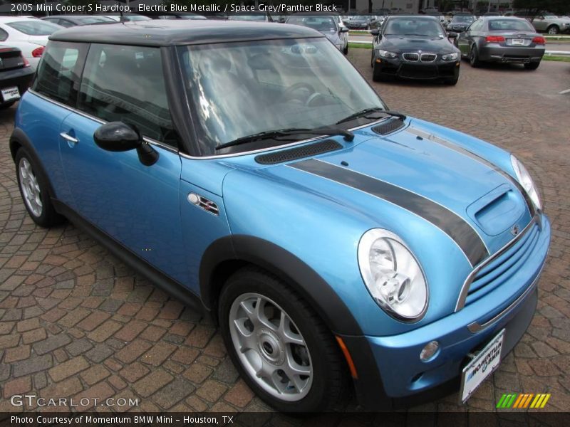 Electric Blue Metallic / Space Grey/Panther Black 2005 Mini Cooper S Hardtop