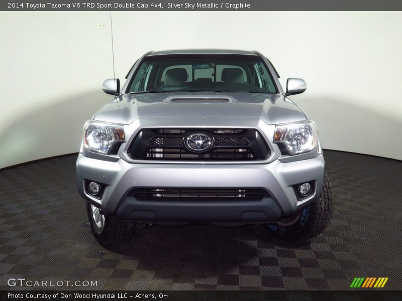 Silver Sky Metallic / Graphite 2014 Toyota Tacoma V6 TRD Sport Double Cab 4x4
