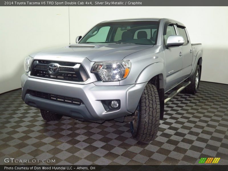 Silver Sky Metallic / Graphite 2014 Toyota Tacoma V6 TRD Sport Double Cab 4x4
