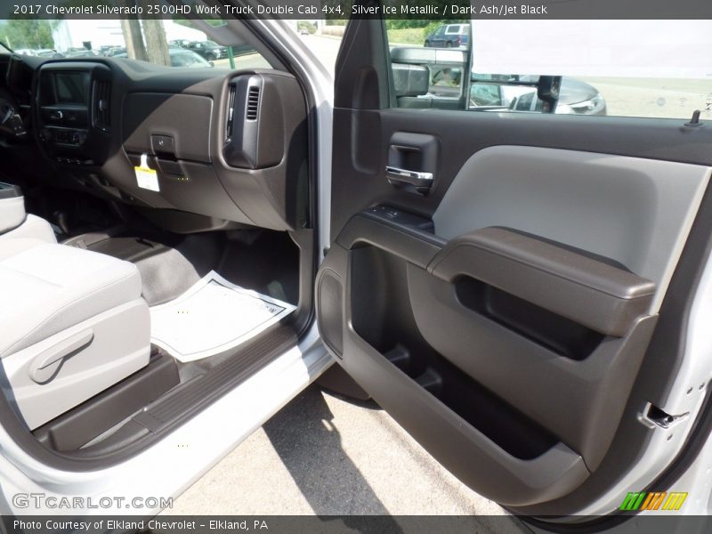 Silver Ice Metallic / Dark Ash/Jet Black 2017 Chevrolet Silverado 2500HD Work Truck Double Cab 4x4