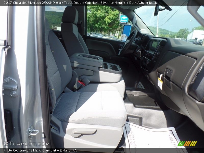 Silver Ice Metallic / Dark Ash/Jet Black 2017 Chevrolet Silverado 2500HD Work Truck Double Cab 4x4