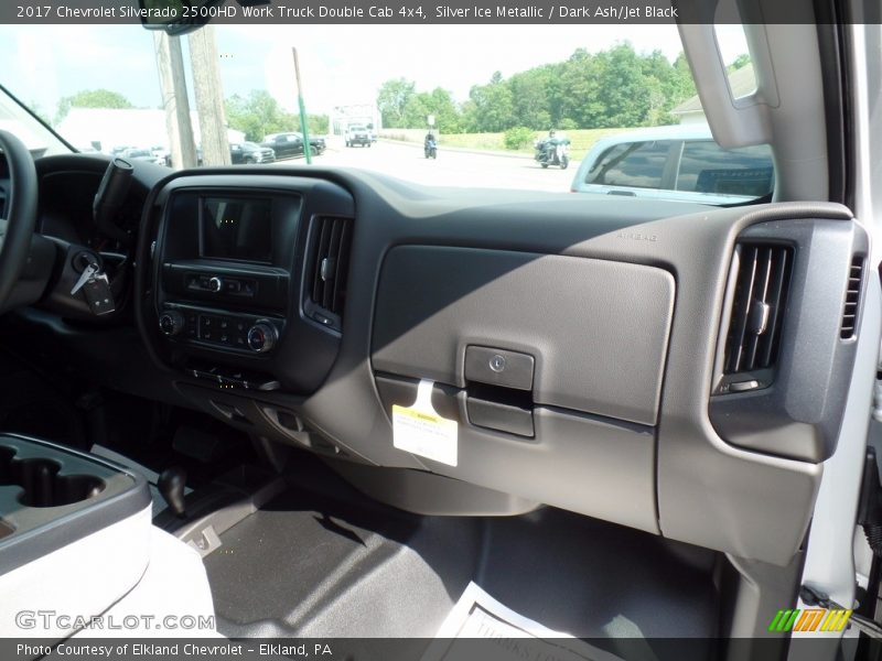 Silver Ice Metallic / Dark Ash/Jet Black 2017 Chevrolet Silverado 2500HD Work Truck Double Cab 4x4