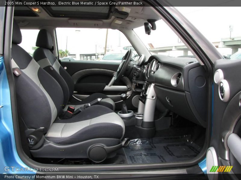Electric Blue Metallic / Space Grey/Panther Black 2005 Mini Cooper S Hardtop