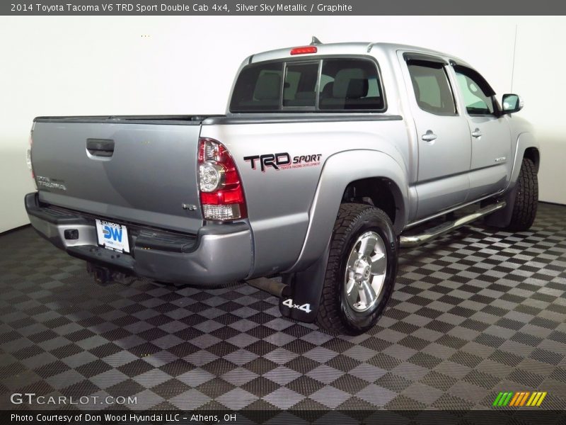 Silver Sky Metallic / Graphite 2014 Toyota Tacoma V6 TRD Sport Double Cab 4x4