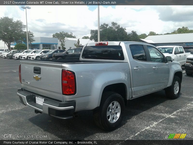 Silver Ice Metallic / Jet Black/­Dark Ash 2017 Chevrolet Colorado WT Crew Cab