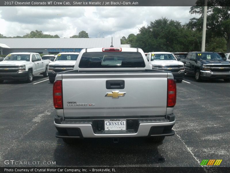 Silver Ice Metallic / Jet Black/­Dark Ash 2017 Chevrolet Colorado WT Crew Cab